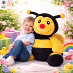 Pluche bijen knuffel 70cm