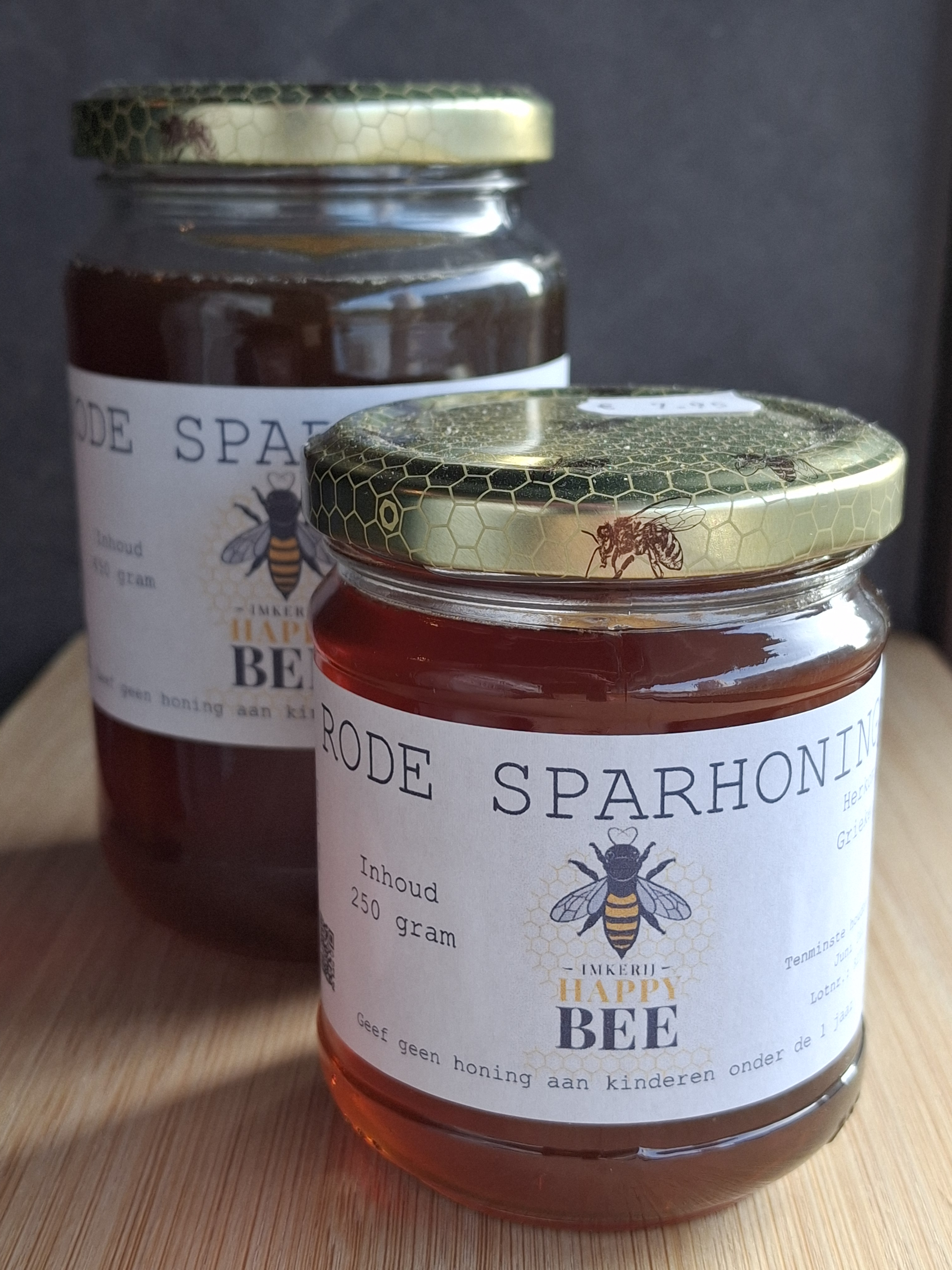 Happy Bee: Boskracht – Rauwe Rode Spar Honing